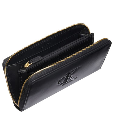 Calvin Klein Bold Long Zip Around - Geldbörse 6cc 19 cm (black)