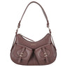 Coccinelle Mavery Pocket - Schultertasche 29 cm (berry)