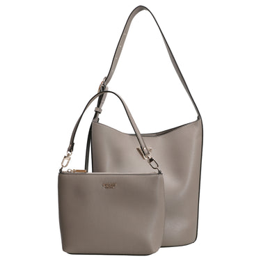 Guess Meridian II Bucket - Beuteltasche mit herausnehmbarer Pouch (dark taupe) - Ansicht 6
