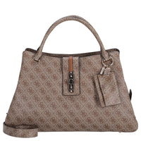 Guess Yvonne Logo Carryall - Henkeltasche 40 cm (latte logo)