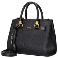 Liu Jo Manh S Satchel Logoprägung - Bolso bandolera 27 cm (nero)