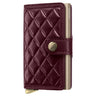 Secrid Miniwallet Emboss Diamond - Kreditkartenetui 6cc 10.2 cm RFID (bordeaux+)