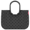 reisenthel shopping loopshopper L - Bolsa de compra con asa 46 cm (frame glossy dots black)