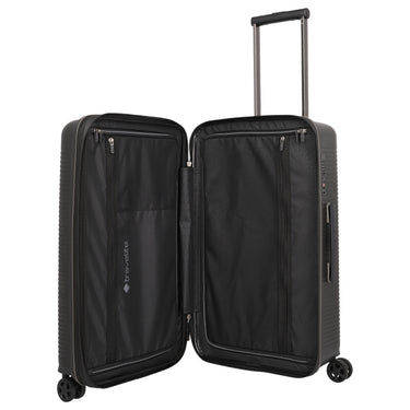 Travelite Roomer Trunk - 4-Rollen-Trolley M 66 cm erw. (black) - Ansicht 8