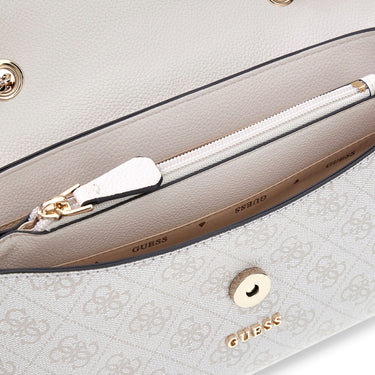 Guess Lindsey XBody Flap - Umhängetasche 27 cm (bone logo)
