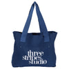 adidas Three Stripes Studio - Bolso de compra 43 cm (blue)