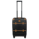 Brics Bellagio - 4-Rollen-Kabinentrolley mit Vortasche 55 cm erw. (black/tan)