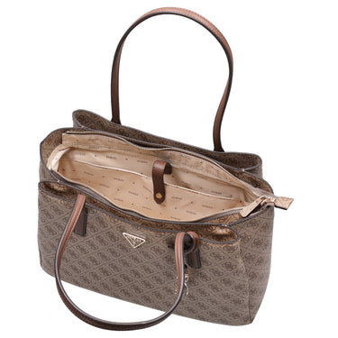 Guess Noelle II Tech Tote - Shopper 40 cm (latte logo/brown) - Ansicht 6
