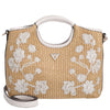 Guess Kirsten Mini Satchel - Bolso de mano 24 cm (off white)