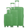 Travelite Pacific - 4-Rollen-Trolley Set 3tlg. (green)