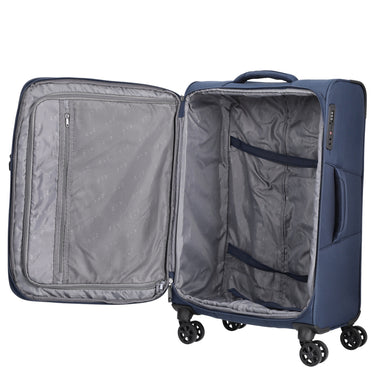 D&N Travel Line 9804 - 4-Rollen-Trolley M 68 cm erw. (dark blue) - Ansicht 6