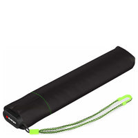 Knirps US.050 Ultra Light Slim Manual - Taschenschirm Regenschirm (neon black)
