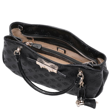 Guess Carmella 3 Comp Satchel - Henkeltasche 30 cm (black logo) - Ansicht 6