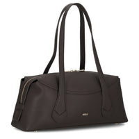 BOSS Women Lenah New Bowling - Bolso de hombro (dark brown)