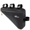 Jack Wolfskin Morobbia Triangle Bag - Bolsa de cuadro (Bikepacking) 27 cm (flash black)