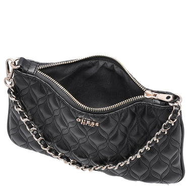 Guess Maxine Quilted Flat Pouch - Schultertasche 24 cm (black) - Ansicht 6