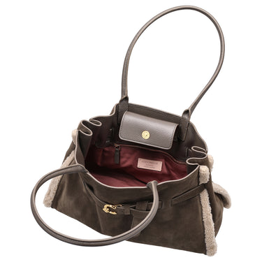 Coccinelle Sabine Soft - Schultertasche 36 cm (fango/wart.t/fan) - Ansicht 6