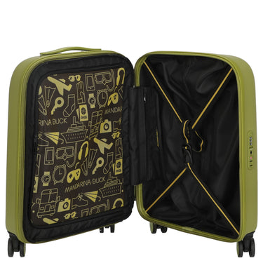Mandarina Duck Logoduck+ - 4-Rollen-Kabinentrolley 52 cm erw. (winter olive) - Ansicht 6