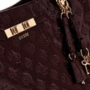Guess Carmella Girlfriend Satchel - Henkeltasche 35 cm (burgundy logo)