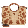 Guess Kirsten Mini Satchel - Bolso de mano 24 cm (caramel)