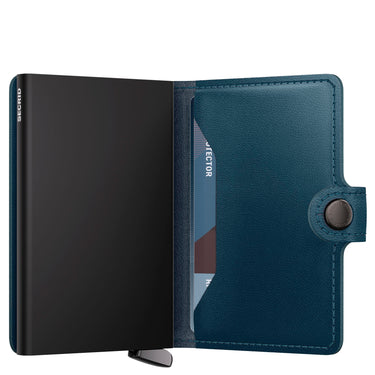 Secrid Miniwallet Emboss Lines - Kreditkartenetui 6cc 10.2 cm RFID (teal+) - Ansicht 5