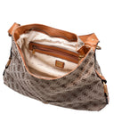 Guess Camden - Schultertasche 35 cm (latte logo/cognac) - Ansicht 6