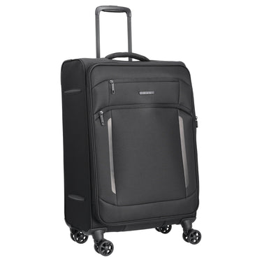 D&N Travel Line 9804 - 4-Rollen-Trolley M 68 cm erw. (black) - Ansicht 5