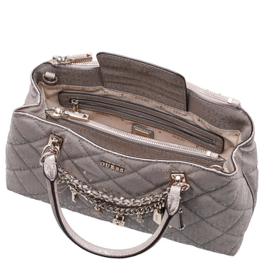 Guess Libby 2 Comp Satchel - Henkeltasche 30 cm (dark taupe) - Ansicht 6