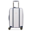 Delsey Paris Cadence - Trolley de cabina de 4 ruedas 55 cm expandible (marfil/azul)