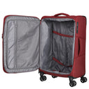 D&N Travel Line 9804 - 4-Rollen-Trolley M 68 cm erw. (dark red) - Ansicht 6