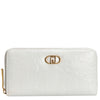 Liu Jo Lapuffy - Cartera XL 12cc 19 cm (off white)