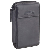 Leonhard Heyden Den Haag - Handytasche 8cc 18 cm (grau)