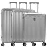 Heys Luxe - 4-Rollen-Trolley Set 3tlg. L/M/S erw. (silver)