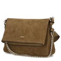 BOSS Women Yelena Flap Crossbody - Umhängetasche (medium beige)