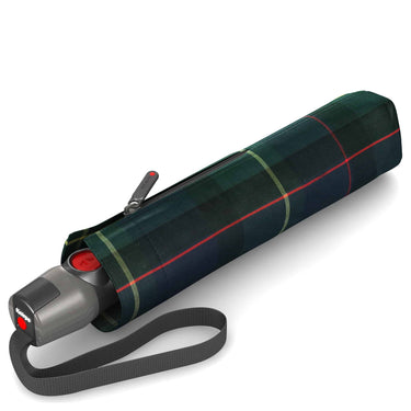 Knirps T.200 M Duomatic - Taschenschirm Regenschirm (check hunter)
