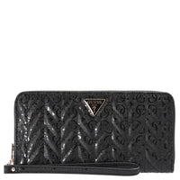 Guess Stacey SLG Large Zip - Geldbörse 12cc 21 cm (black)