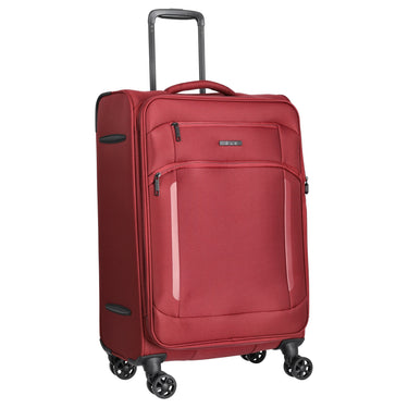 D&N Travel Line 9804 - 4-Rollen-Trolley M 68 cm erw. (dark red) - Ansicht 5