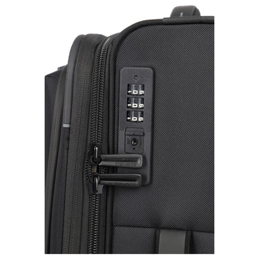 Travelite Crosslite - 2-Rollen-Kabinentrolley S 54 cm erw. (black) - Ansicht 8