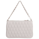 Guess Maxine Quilted Flat Pouch - Schultertasche 24 cm (light taupe) - Ansicht 4