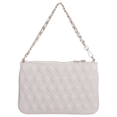 Guess Maxine Quilted Flat Pouch - Schultertasche 24 cm (light taupe) - Ansicht 4