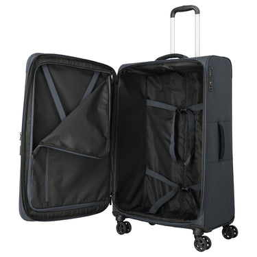 Travelite Kick Off - 4-Rollen-Trolley L 78 cm erw. (d'anthracite) - Ansicht 3