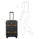 Brics Bellagio - 4-Rollen-Trolley 70.5 cm erw. (black/tan) - Ansicht 10