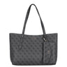 Guess Brenton Top Zip Tote - Shopper 36 cm (coal logo)