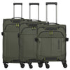 Travelite Briize - Set de trolley con 4 ruedas 3 piezas S/M adulto/L adulto (khaki)