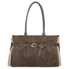 Coccinelle Sabine Soft - Bolso de hombro 36 cm (fango/wart.t/fan)