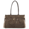 Coccinelle Sabine Soft - Schultertasche 36 cm (fango/wart.t/fan)