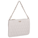 Guess Maxine Quilted Flat Pouch - Schultertasche 24 cm (light taupe) - Ansicht 5