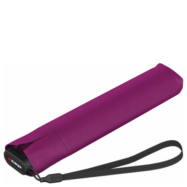 Knirps US.050 Ultra Light Slim Manual - Taschenschirm Regenschirm (berry) - Ansicht 2