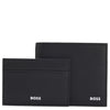 BOSS Men GB Geschenkset - Geldbörse, Kartenetui und Schlüsselanhänger 11 cm (black)