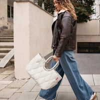 reisenthel shopping loopshopper M - Einkaufstasche mit Bügel 40 cm (puffer stone) - Ansicht 5